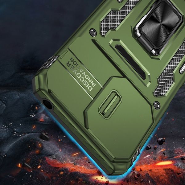 Ударопрочный чехол Camshield Army Ring для Xiaomi 14T Pro Army Green 777-04955 фото