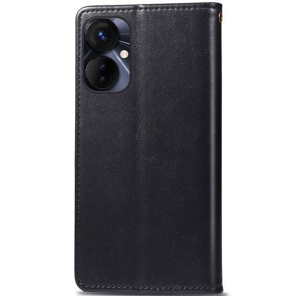 Кожаный чехол-книжка GETMAN Gallant (PU) для TECNO Spark 9 Pro (KH7n) Black 777-06421 фото