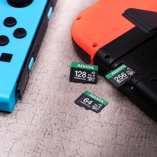 Карта памяти microSDXC (UHS-1 U3) A-DATA SPEED PLUS 256Gb Class 10 V30 A2 (R-180Mb/s W160Mb/s) (adapter SD) UD256GUI3V30A2SP-RA1 фото