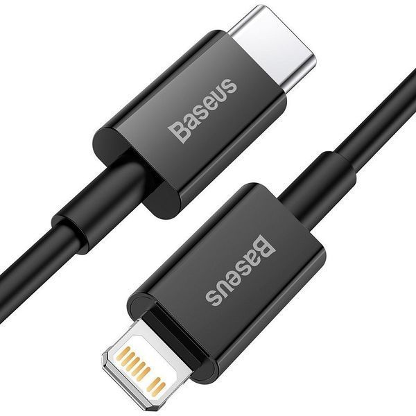 Кабель Baseus Superior Series Type-C to IP PD 20W 2m Black CATLYS-C01 фото