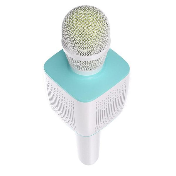 Портативная колонка-микрофон HOCO BK5 Cantando karaoke microphone, 5W, Blue 6931474742308 фото