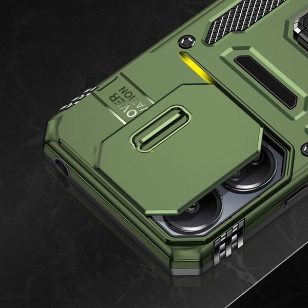 Ударопрочный чехол Camshield Army Ring для Xiaomi 14T Pro Army Green 777-04955 фото