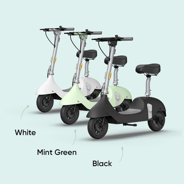 Електросамокат з сидінням OKAI Ceetle PRO EA10C Mint Green 10', 350(900)W, 25Km/h, 10.4Ah, 55Km, 20%,NFC, App, 29kg EA10C-MG фото
