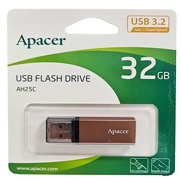 Флеш-накопитель Apacer USB 3.2 Gen 1 AH25C 32GB Bronze AP32GAH25CJ-1 фото