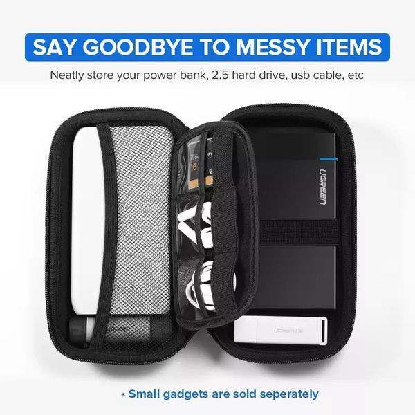 Органайзер для HDD UGREEN LP128 Hard Disk Storage Bag Large Size(UGR-50274) UGR-50274 фото