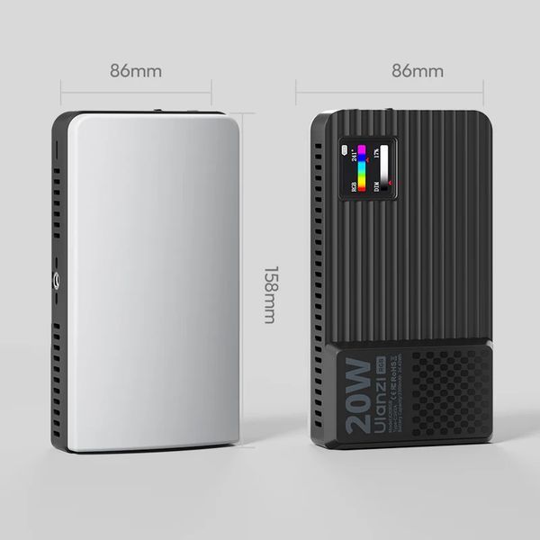 Накамерный свет Ulanzi K20 RGB 20W Panel light L207 фото