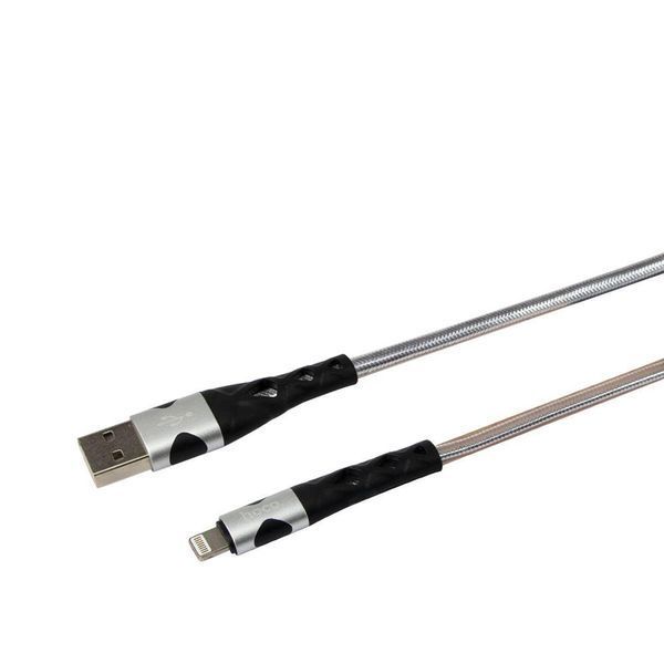 Кабель USB Hoco U105 Treasure jelly Lightning 1.2m Сталевий 209-00326 фото
