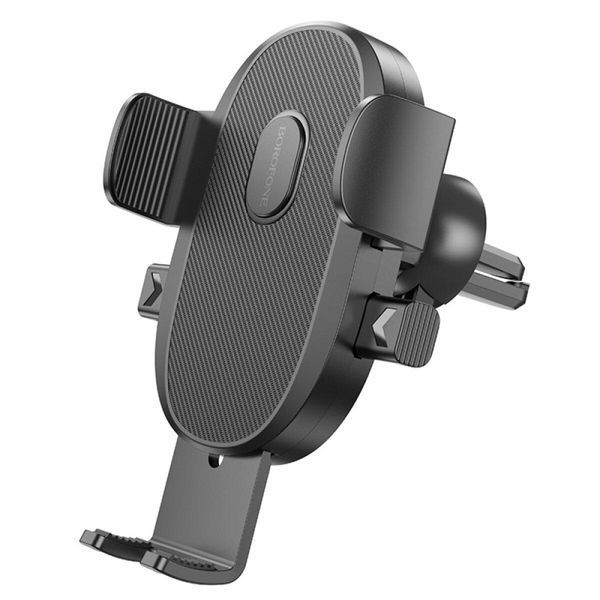 Держатель для мобильного BOROFONE BH92 Grand one-button car holder(air outlet) Black 656-00465 фото