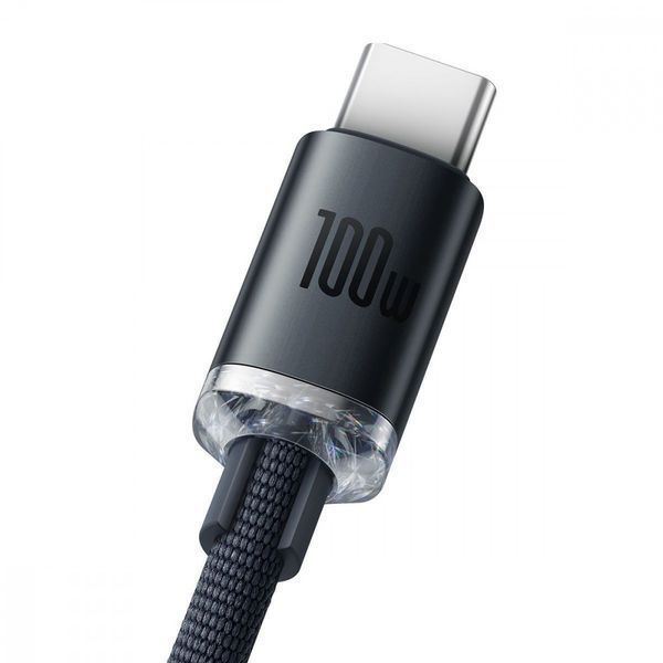 Кабель Baseus Crystal Shine Series Fast Charging Type-C 100W (2m) Blue CAJY000503 фото