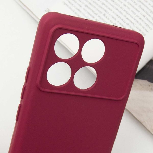 Чехол Silicone Cover Lakshmi Full Camera для Xiaomi Poco X6 Pro Marsala 777-07061 фото
