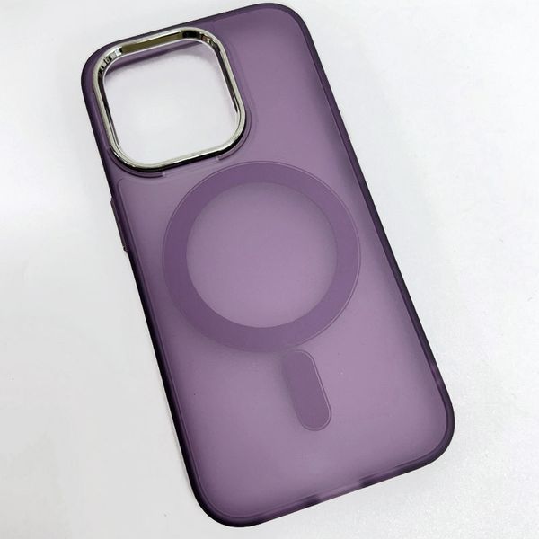 Чохол TPU+PC Lily with MagSafe для Apple iPhone 14 Pro (6.1") Deep Purple 214-03599 фото
