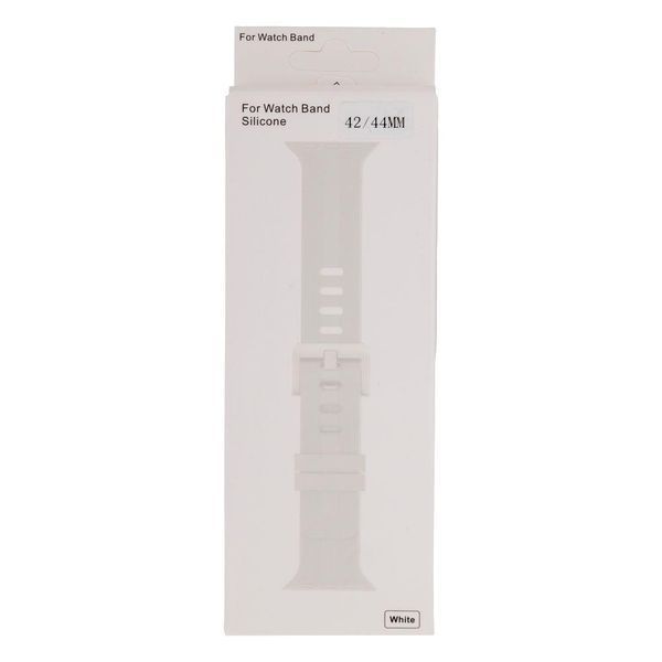 Ремешок Silicone Shine Band для Apple Watch 42/44/45/49 mm White 212-00845 фото