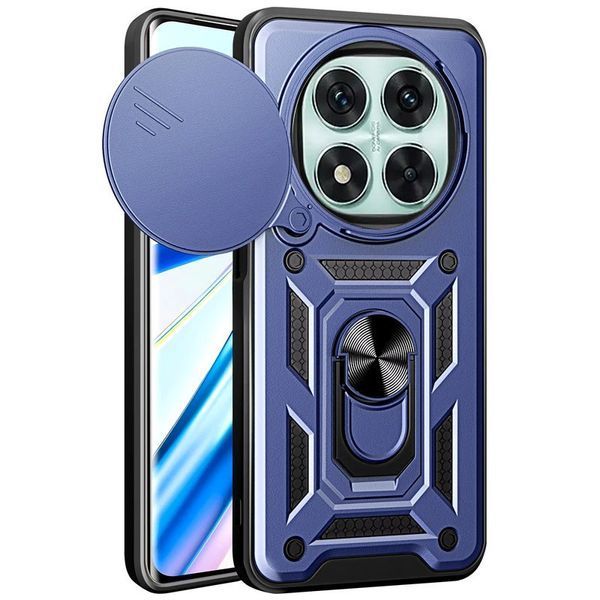 Ударопрочный чехол Camshield Serge Ring для Xiaomi Redmi Note 14 Pro 5G / Poco X7 Blue 777-04294 фото