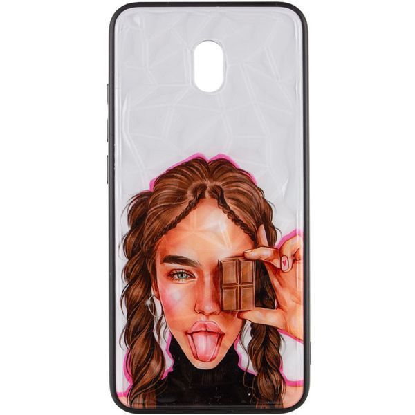 TPU+PC чохол Prisma Ladies для Xiaomi Redmi 8a Chocolate 777-07420 фото