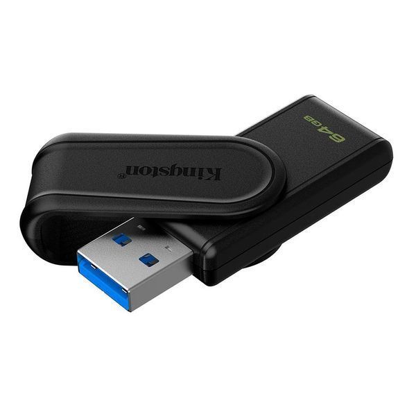 Флеш-накопитель Kingston USB 3.2 DT Exodia S 64GB Black DTXS/64GB фото