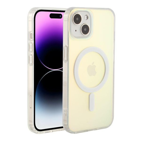 Чехол TPU+PC IMD Gradient with MagSafe для iPhone 16e\17e Transparent 214-03123 фото