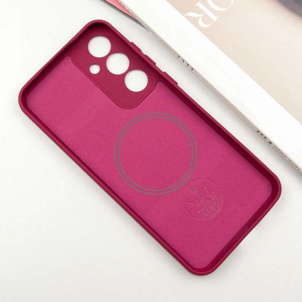 Чехол Silicone Cover Lakshmi Full Camera with MagFit для Samsung Galaxy S25 Красный 555-01994 фото