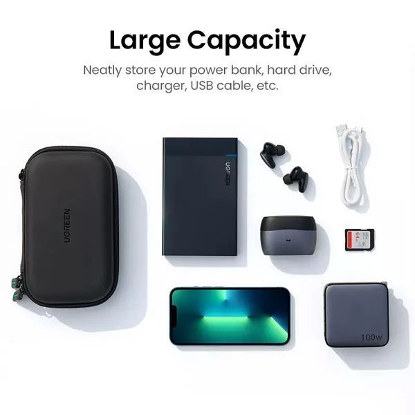 Органайзер для HDD UGREEN LP128 Hard Disk Storage Bag Large Size(UGR-50274) UGR-50274 фото