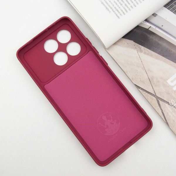 Чехол Silicone Cover Lakshmi Full Camera для Xiaomi Poco X6 Pro Marsala 777-07061 фото