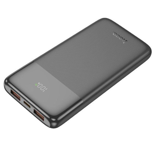 Power Bank Hoco J121 Fast 22.5W+PD20W fully compatible with digital display 10000 mAh Чорний 656-03286 фото