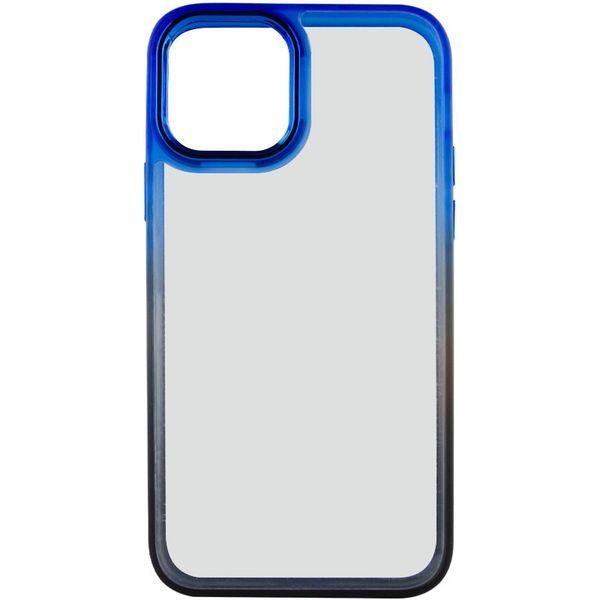 Чохол TPU+PC Fresh sip series для Apple iPhone 12 Pro Max (6.7") Чорний / Синій 777-06721 фото