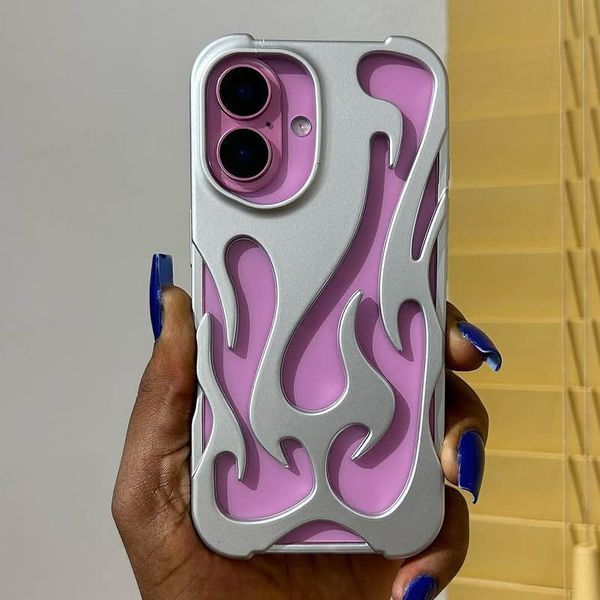Чохол TPU WinFire для iPhone 16 (6.1") Silver 555-00524 фото