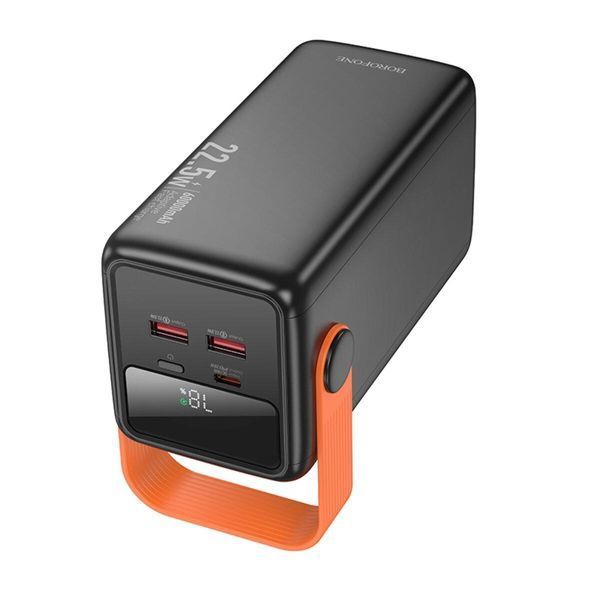 Зовнішній акумулятор BOROFONE BJ66B Magnifico 22.5W+PD20W fully compatible power bank (60000mAh) Black 656-01155 фото