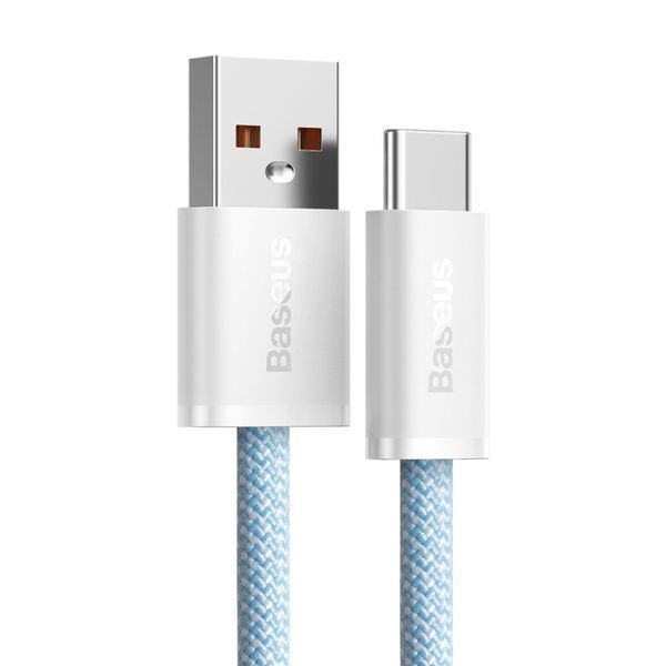 Кабель Baseus Dynamic Series Fast Charging Data Cable USB to Type-C 100W 1m Blue CALD000603 фото