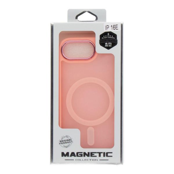 Чохол TPU+PC Space Magnetic Color with Magsafe для iPhone 16e\17e Pink 214-02542 фото