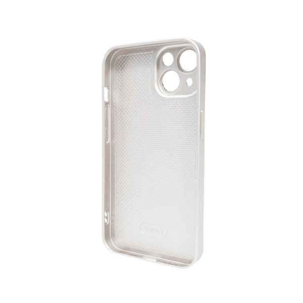 Чехол для смартфона AG Glass Matt Frame Color для iPhone 14 Pearly White 666-00609 фото