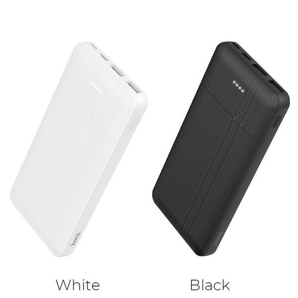 Портативний акумулятор Power Bank Hoco J48 Nimble 2USB 10000mAh Білий 216-00008 фото