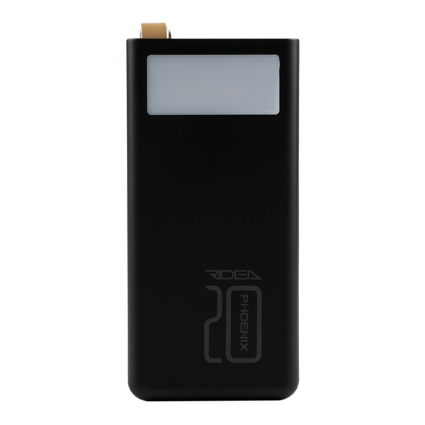 Power Bank Ridea RP-D20L Phoenix20 10W digital display + lamp 20000 mAh Black 216-00191 фото