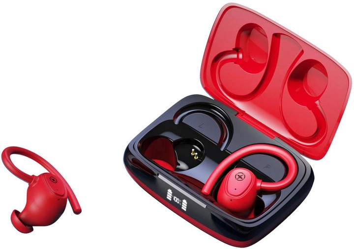 Бездротові навушники TWS XO G2 Bluetooth Earphone Червоні 202-00137 фото