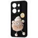 Чехол Pretty Things Case для Xiaomi Redmi Note 13 Pro 4G/Poco M6 Pro 4G Black/Fluffy White 777-02213 фото 1