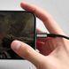 Кабель Baseus Tungsten Gold Fast Charging Lightning 2.4A (1m) Black CALWJ-01 фото 3
