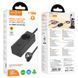 Мережевий подовжувач HOCO NS9 Wisdom 1-position (PD67W/3C1A) desktop socket (EU/GER) (2 m) Black 6942007638494 фото 2