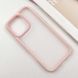 TPU+PC чохол Metal Buttons для Apple iPhone 16 Pro (6.3") Рожевий 777-08247 фото 3