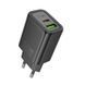 МЗП Hoco N63 Gentle PD30W+QC3.0 (1USB-A/1C) + кабель Type-C to Type-C Black ILSO-00000077143-2 фото 3