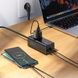 Мережевий подовжувач HOCO NS9 Wisdom 1-position (PD67W/3C1A) desktop socket (EU/GER) (2 m) Black 6942007638494 фото 8