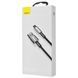 Кабель Baseus Tungsten Gold Fast Charging Lightning 2.4A (1m) Black CALWJ-01 фото 2