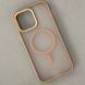 Чохол Wavy Pattern Matte Corrugated Camera Magnetic для iPhone 12 Pro Max Light Brown 214-02420 фото 1