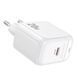 Мережевий зарядний пристрій BOROFONE BAS43A Potential single-port PD20W charger(EU) White 656-01336 фото 4