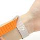 Ремінець Dual-color Magnetic для Xiaomi Mi Band 9/8/10 White / Orange 212-01653 фото 5