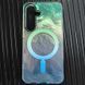 Чохол TPU Shiny Mountain (MagFit) для Samsung Galaxy S24+ Green / Blue 555-02839 фото 4