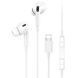 Навушники Usams SJ453 EP-41 Lightning In-ear Earphone 1.2m White 656-01678 фото 1