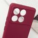 Чехол Silicone Cover Lakshmi Full Camera для Xiaomi Poco X6 Pro Marsala 777-07061 фото 5