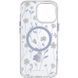 TPU+PC чехол Clear Garden with MagSafe для Apple iPhone 16 Pro (6.3") Cherry Petal 777-08219 фото 3