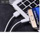 Кабель HOCO X1 USB to Micro 2.4A, 1m, PVC, PVC connectors, White 6957531032038 фото 3