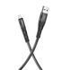 Кабель USB Hoco U105 Treasure jelly Lightning 1.2m Сталевий 209-00326 фото 5