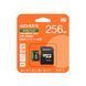 Карта памяти microSDXC (UHS-1 U3) A-DATA SPEED PLUS 256Gb Class 10 V30 A2 (R-180Mb/s W160Mb/s) (adapter SD) UD256GUI3V30A2SP-RA1 фото 2